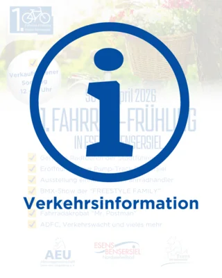 Verkehrsinformation 1. Fahrrad-Frühling in Esens-Bensersiel (Bild vergr&ouml;&szlig;ern)