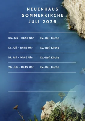 Poster Sommerkirche Juli (Bild vergr&ouml;&szlig;ern)