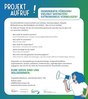 Ideen gesucht: Partnerschaft für Demokratie fördert neue Projekte