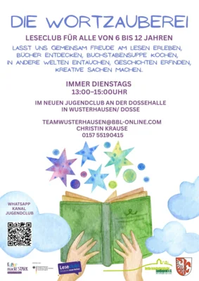 Leseclub "Wortzauberei" für alle von 6 - 12 Jahren