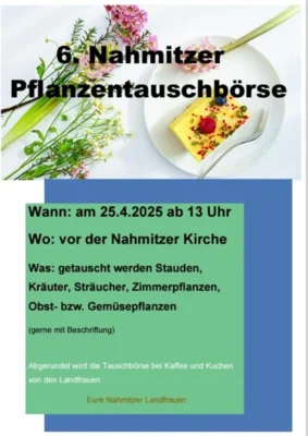 Pflanzen tauschen, Kuchen essen – Nahmitz wird grün (Bild vergr&ouml;&szlig;ern)