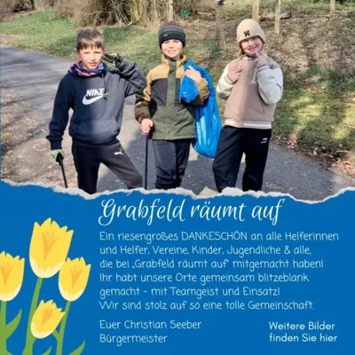 🌷 Grabeld räumt auf - ein RIESENGROSSES DANKESCHÖN 🌷