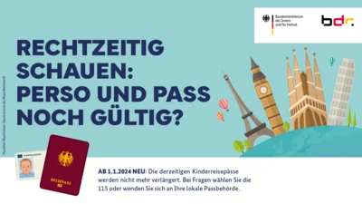 Bundesministerium des Inneren und für Heimat: Rechtzeitig schauen: Perso und Pass noch gültig?