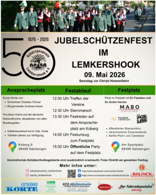 Plakat zum Jubelfest