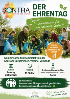 Der Ehrentag - Gemeinsam für ein sauberes Sontra (Bild vergr&ouml;&szlig;ern)