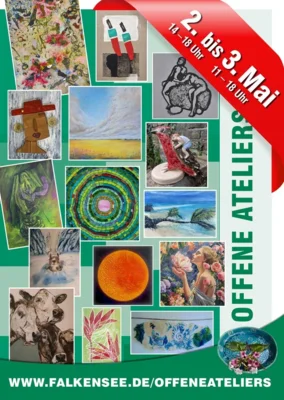 Offene Ateliers am 2. und 3. Mai: Falkenseer Kunst erleben, wo sie entsteht