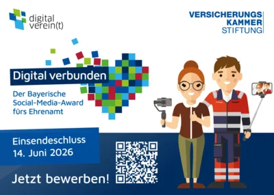 Mit Hashtag und Herz: Bayerischer Social‑Media‑Award 2026 gestartet