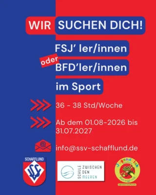 FSJ oder BFD 2026/2027 gesucht!