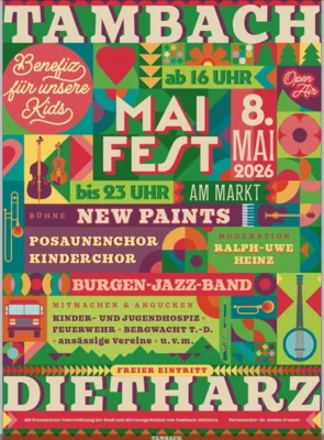 Maifest - Benefiz für unsere Kids am 8. Mai ab 16 Uhr an der Lutherkirche am Markt (Bild vergr&ouml;&szlig;ern)