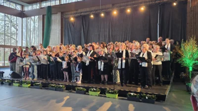 Chorfestival in der Mehrzweckhalle Neuzelle, (c) M. Erfurth (Bild vergr&ouml;&szlig;ern)