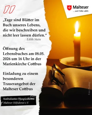 Öffnung des Lebensbuches (Bild vergr&ouml;&szlig;ern)