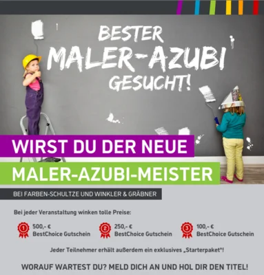 Meldung: Leistungswettbewerb der Maler-Azubis 2026