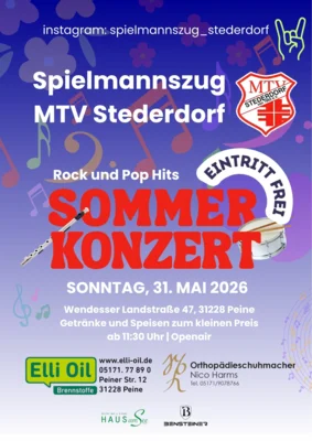 Sommer open Air Konzert vom Spielmannszug