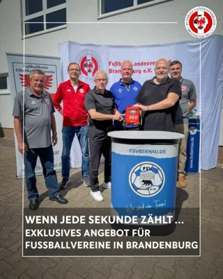 Mehr Sicherheit auf dem Platz: Exklusives Defi-Angebot für unsere Vereine