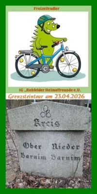 Logo zur Grenzstein-Tour der Freizeitradler