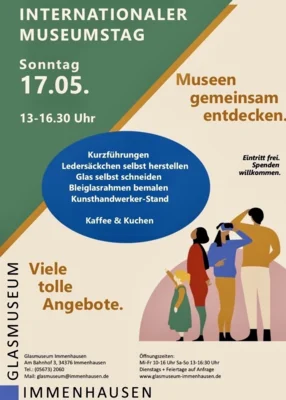 Internationaler Museumstag Glasmuseum Immenhausen 2026 (Bild vergr&ouml;&szlig;ern)
