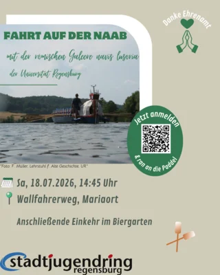 Fahrt auf der Naab