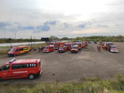 Übung der Kreisfeuerwehrbereitschaft Nord