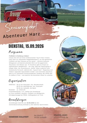 Seniorenfahrt - Ein besonderer Tag wartet auf Sie!