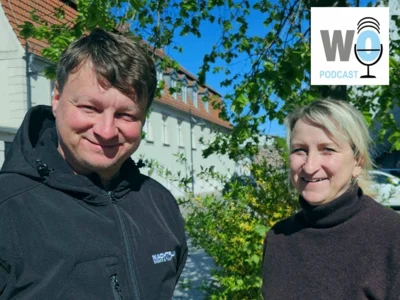 Melanie Kossatz, Geschäftsführerin des Spreewaldvereins, und Unternehmer André Matthes. Foto: Dörthe Ziemer (Bild vergr&ouml;&szlig;ern)