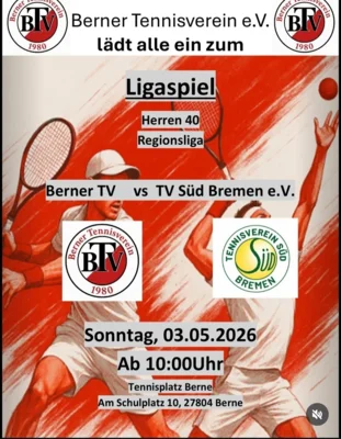 🎾 Erstes Heimspiel der Ü40‑Herren (Bild vergr&ouml;&szlig;ern)