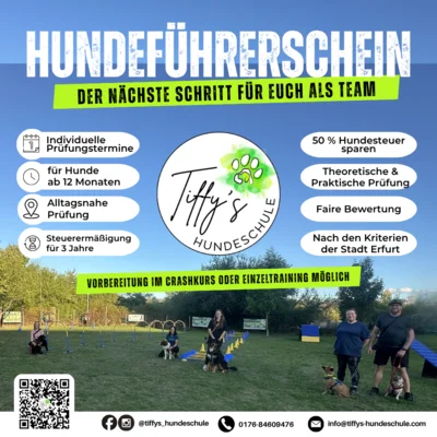 Abnahme Prüfung - Hundeführerschein Erfurt (Bild vergr&ouml;&szlig;ern)