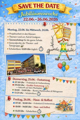 So läuft unsere Jubiläumswoche