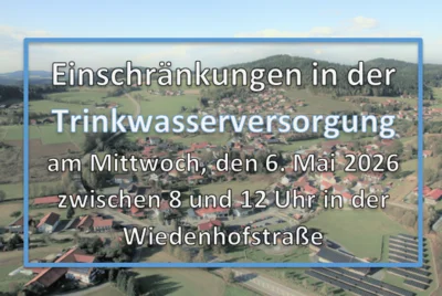 Einschränkung - Trinkwasserversorgung