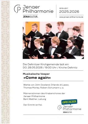Erinnerung an die Musikalische Vesper, Oelknitzer Kirche 28.5 19 Uhr