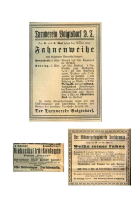 Interessantes aus dem Archiv - Vor 100 Jahren - Nachrichten aus dem "Saydaer Anzeiger und Tagesblatt" Monat Mai (Bild vergr&ouml;&szlig;ern)