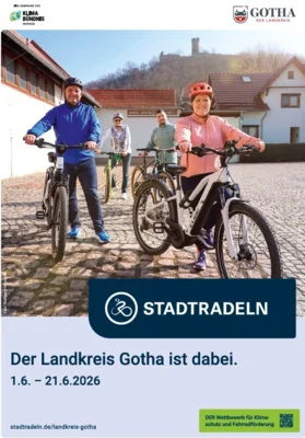 STADTRADELN im Landkreis Gotha vom 1.bis 21.6.2026