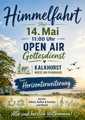 Himmelfahrt: Im Grünen in Kalkhorst (Bild vergr&ouml;&szlig;ern)