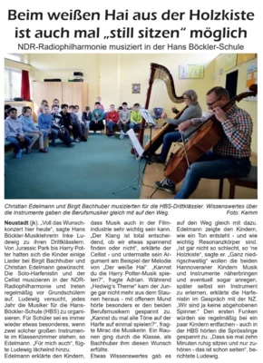 Besuch der NDR-Radiophilharmonie in Jahrgang 3