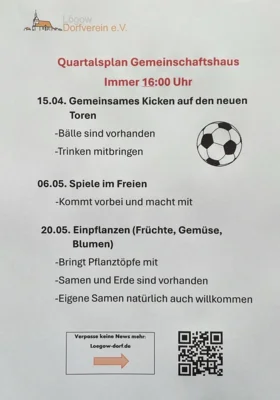 Quartalsplan Lögower Dorfverein