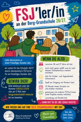 FSJ-Stelle an der Berg-Grundschule für das Schuljahr 2026/27 (Bild vergr&ouml;&szlig;ern)