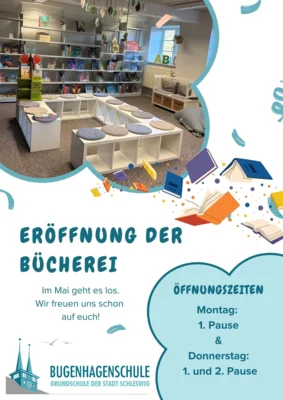 Eröffnung der Bücherei