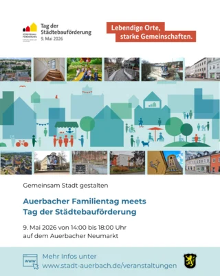 Tag der Städtebauförderung 2026 – Auerbach/Vogtl. ist dabei (Bild vergr&ouml;&szlig;ern)