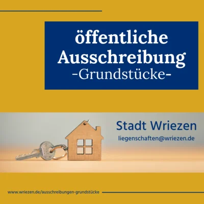 Bebautes Grundstück in Wriezen – Ortsteil Frankenfelde Aufforderung zur Abgabe von Kaufpreisangeboten