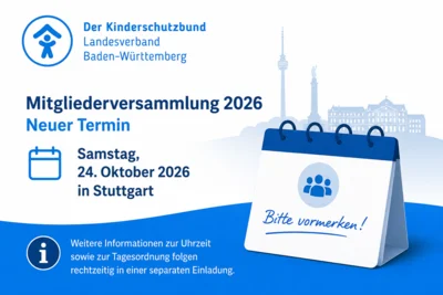 save the date - Mitgliederversammlung 2026