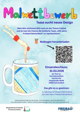 Tasse sucht neues Design - Malwettbewerb im Amt Dahme/Mark (Bild vergr&ouml;&szlig;ern)