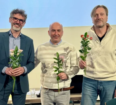 neuer Vorstand von links nach rechts: Thomas Hahn, Dritan Mustaka, Thomas Zellmer (Bild vergr&ouml;&szlig;ern)