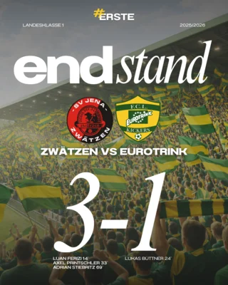 Meldung: Eurotrink Kickers testen viel und zeigen phasenweise starke Ansätze