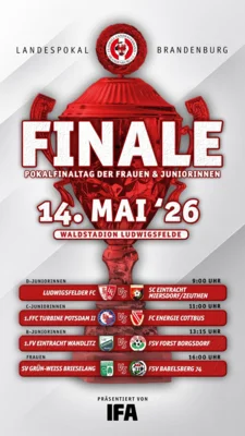 Vier Finals, ein Fußballfest: Ludwigsfelde ist bereit für den großen Pokaltag