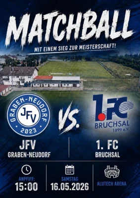Flyer Heimspiel Matchball der A-Junioren (Bild vergr&ouml;&szlig;ern)