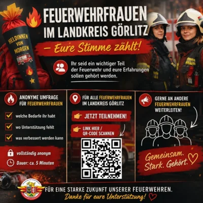 Feuerwehrfrauen im Landkreis Görlitz – eure Stimme zählt! (Bild vergr&ouml;&szlig;ern)
