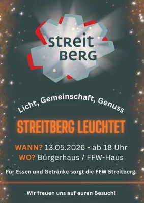 Markt Wiesenttal - "Streitberg leuchtet" heute mit der Freiwilligen Feuerwehr Streitberg e.V. (Bild vergr&ouml;&szlig;ern)