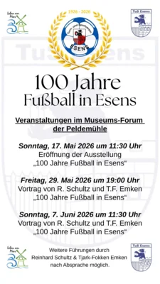 100-jähriges Jubiläum TuS Esens Fußballabteilung