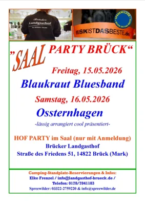 „HOF PARTY BRÜCK im SAAL“