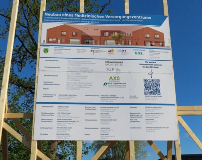 Gesundheitszentrum Erfde – symbolischer Spatenstich ist erfolgt (Bild vergr&ouml;&szlig;ern)