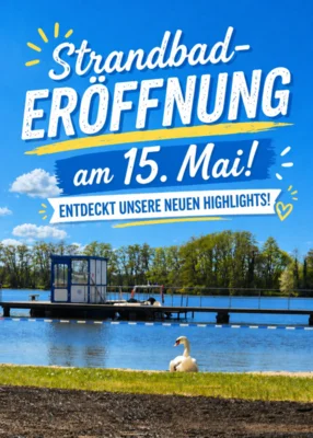 15. Mai um 13 Uhr Eröffnung der Badesaison im Strandbad